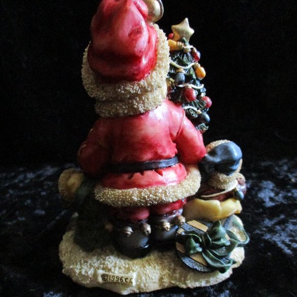 Vintage 1996 Barkley Crossing "Santa Paws" Collectible Edition Figurine 3A/909 - Picture 2 of 3